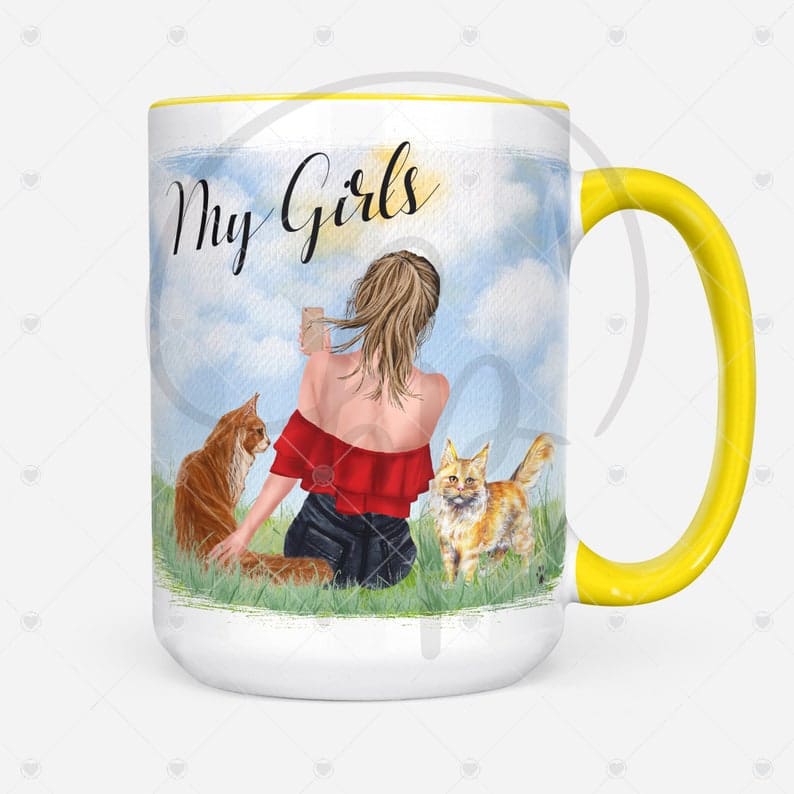 Personalized EXCLUSIVE Cat Coffee Mug