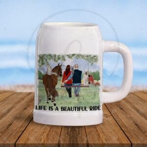 Personalized Ranch Swing Beer Stein