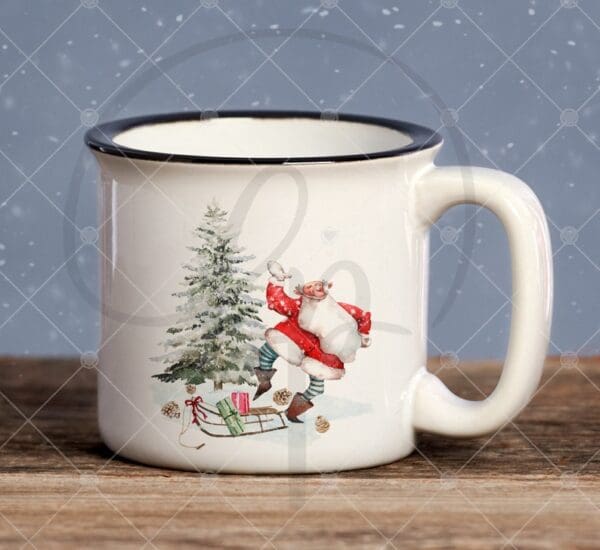 Santa Claus 11oz Holiday Drinkware